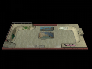 skatepark Modelo 3D