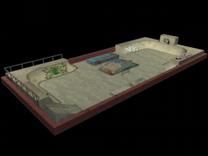 skatepark Modelo 3D