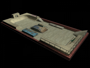 skatepark Modelo 3D