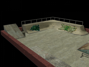 skatepark Modelo 3D