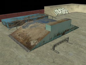skatepark Modelo 3D