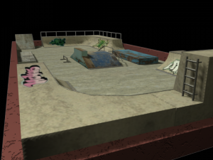skatepark Modelo 3D