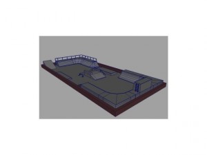 skatepark Modelo 3D