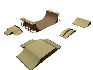 skate ramps 3D Model