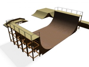 skate ramps 3D मॉडल