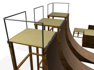 skate ramps 3D Model