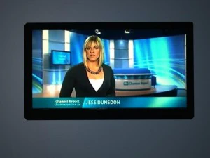 tela de plasma conduzida Modelo 3D