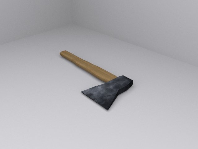 gameaxe Model 3D .c4d .max .obj .3ds .fbx .stl .blend 