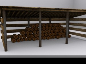 woodshed Model 3D