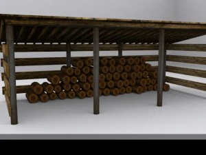 woodshed 3D Model