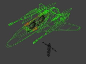 spaceship 3D Model