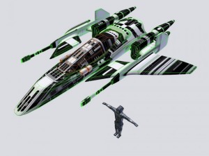 spaceship 3D Model