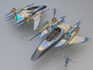 spaceship 3D Model