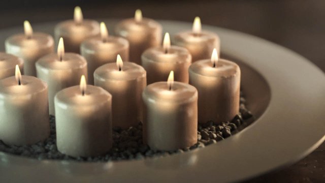 Rendering candles in 3dsmax using vray