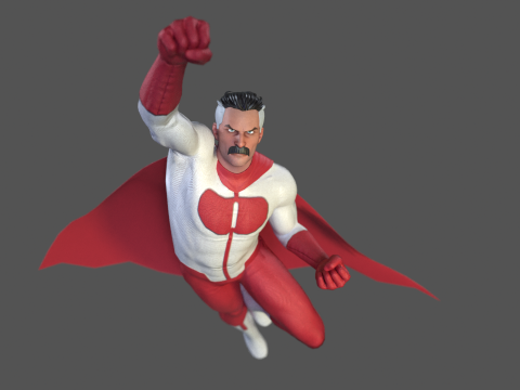 Omni-Man Rig 3D Model