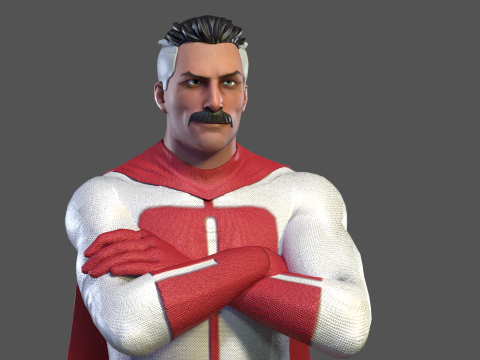 Omni-Man Rig 3D Model