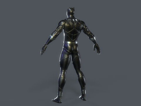 Black Panther Rig Model 3D