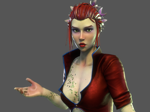 Poison Ivy Rig 3D-Modell