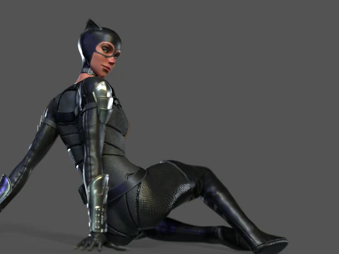 Catwoman Rig 3D Model