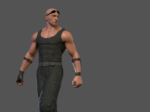 Riddick Rig Model 3D