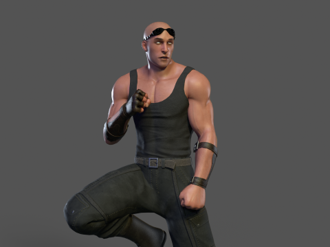 Riddick Rig Model 3D