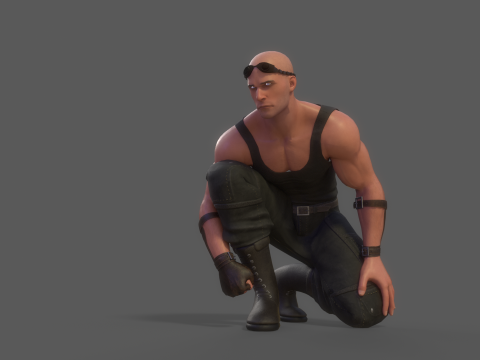 Riddick Rig Model 3D