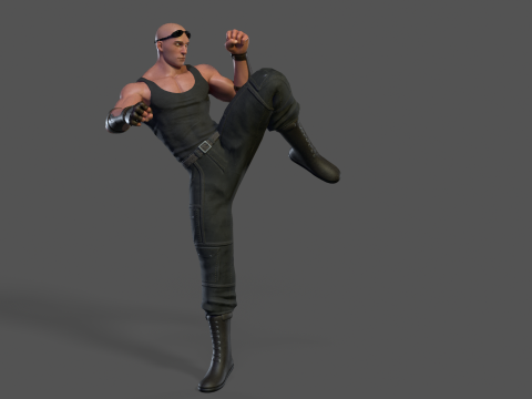 Riddick Rig Model 3D