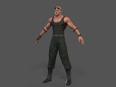 Riddick Rig Model 3D