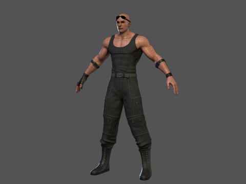 Riddick Rig Model 3D