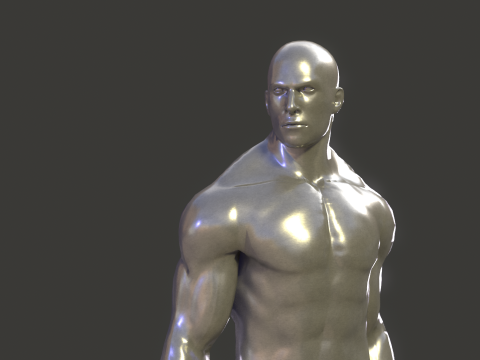 Silver Surfer Rig Model 3D