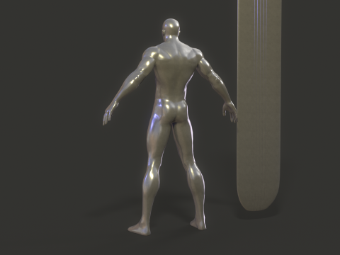 Silver Surfer Rig Model 3D