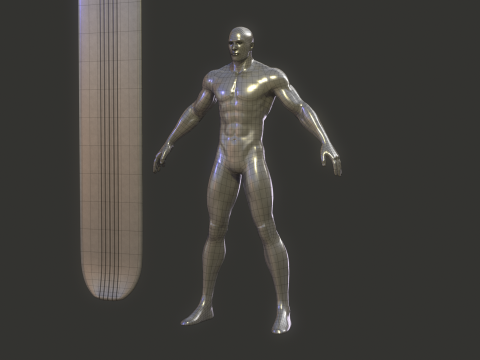 Silver Surfer Rig Model 3D