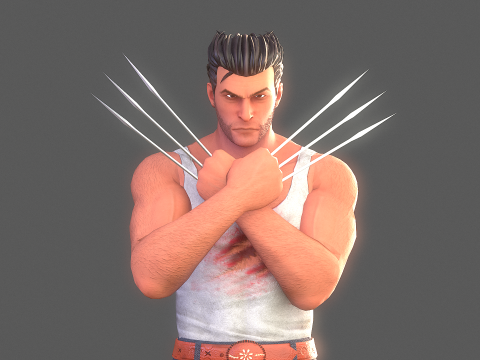 Wolverine Rig 3D Модель