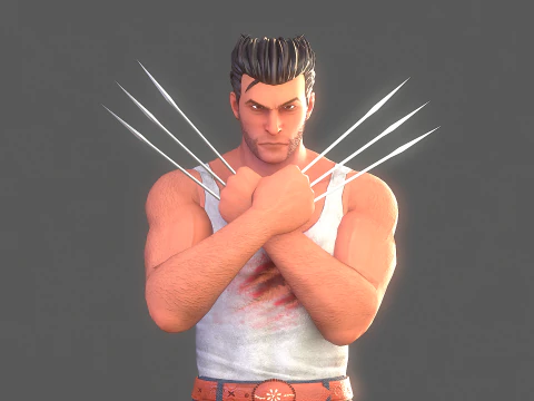Wolverine Rig 3D Model