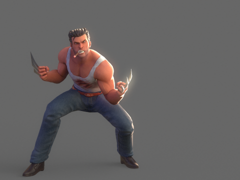 Wolverine Rig 3D Модель