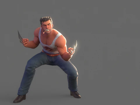 Wolverine Rig 3D Model