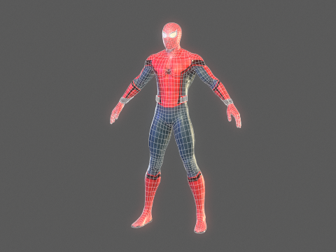 Spider-Man Rig Modelo 3D