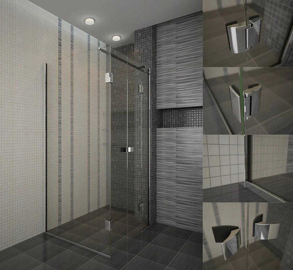 accessories for shower 3D Model .c4d .max .obj .3ds .fbx .stl .blend 