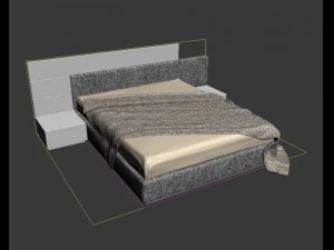 bed 3D Model