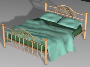 bed Modèle 3D