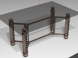 table Modello 3D