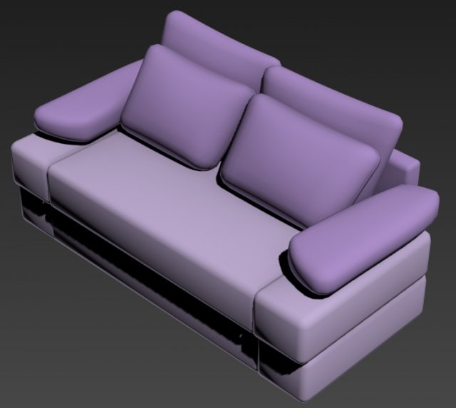sofa 3D Model .c4d .max .obj .3ds .fbx .stl .blend 