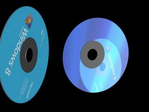 dvd windows 8 3D Model