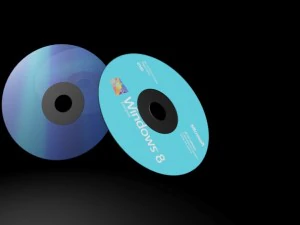 dvd windows 8 3D Model