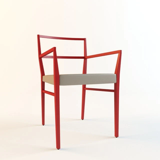 classica chair cappellini 3D Model .c4d .max .obj .3ds .fbx .stl .blend