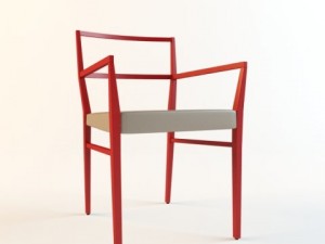 classica chair cappellini 3D Model