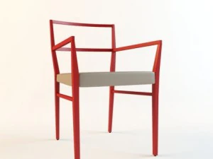 classica stoel cappellini 3D Model
