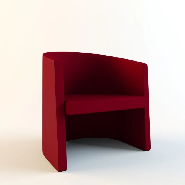 well chair cappellini 3D Model .c4d .max .obj .3ds .fbx .stl .blend