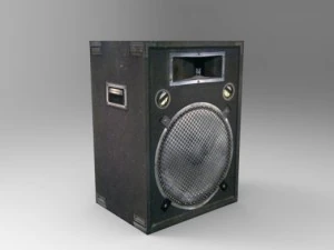 ローポリスピーカー 3Dモデル