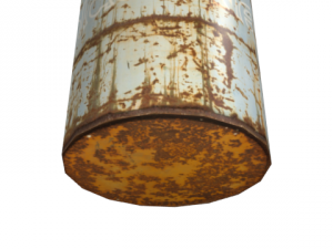 low poly barrel 3D Model